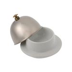 KICHOUSE 1pc Butter Dish Cake Holder with Lid Cake Containers with Lids Round Serving Platter Butter Dish with Dome Butter Cheese Dome Cover Covered Butter Dish Sauce Dish Serving Plate Nut