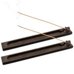 Wood Incense Stick Burner Holder, 2 Pcs Adjustable Angle Incense Burner Holder, Perfect for Church Aromatherapy, Stress Relief, Meditation, Yoga