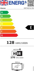 Hisense 85" 4K QLED Smart TV – Ultra HD Large Screen