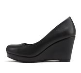 CITYCLASSIFIED Mark/Thomas ~ Womens Mary Jane Strap Comfortable Office Dress Platform Wedge Pump Heel Shoes, Black Pu (Thomas), 8