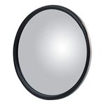 RETRAC 610148 5-Inch Stainless Steel Center-Mount Convex Mirror Head with J-Bracket, Universal Driver or Passenger Side