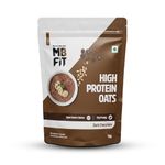 MuscleBlaze Fit High Protein Oats (Dark Chocolate, 1kg) | 22g Protein | Breakfast Cereals for Weight Management