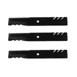 (3 Pack) Premium Replacement Mulching Lawn Mower Deck Blade fits Dixon 539129741 539126276 | 17" x 2 1/2"