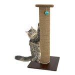 Kitty City Sisal Post Scratcher, Sisal Post (Brown)