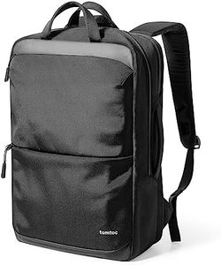 tomtoc 17.3-inch Protective Laptop Backpack for Business Office, Travel Commuter Backpack with Cable Pass-through for Up to 17.3" Laptop, Water-resistant Computer Bag for Men Women, 30L