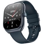 Noise Icon Arc 2.01" Immersive Curved Display Smartwatch, 10-Day Battery, 1ATM Water Resistant, Functional Crown, 100+ Sports Modes, Health Suite™, Voice Assistant, Built-in Games (Space Blue)