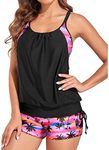 Holipick Flamingo Tankini Swimsuits