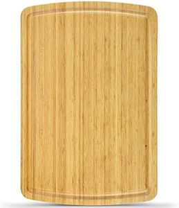 30 x 20 Inch Extra Large Wood Stove Top Cover Chopping Board, Bamboo Kitchen Cutting Board for BBQ, Turkey Carving Board, Large Charcuterie Boards for Party, Over The Sink Cutting Board