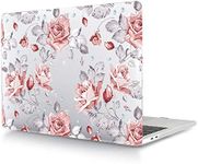 Hard Cover Compatible with MacBook 12 Inch Hard Case 2017 2016 2015 Release Model A1534 with Retina Display, Color Printing Matt Plastic Hard Protective Shell Case Cover - Pink Flower