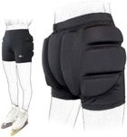 Skating Spirit Padded Shorts Protective Crash Pants Tailbone Hip Butt Pad for Ice Figure Roller Skating Skateboarding Skiing Snowboarding (M) Black