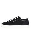 Calvin Klein Jeans Men's Classic Cupsole Low LTH in DC YM0YM00976 Sneaker, Black (Black/Bright White), 10 UK