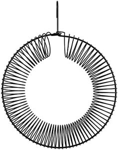 DandC Peanut Bird Feeder,mangeoire oiseaux Anti ecureuil,Squirrel Peanut Feeders for Outdoor,Bluebird Feeder Hanging Outside,15 Inch Wreath Feeder for Squirrel， Peanuts in Shell for Squirrels