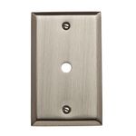 Baldwin 4764.150.CD Classic Square Beveled Edge Cable Cover, Satin Nickel