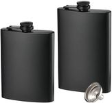 2 Pack Hip Flasks for Liquor, 8 Oz 