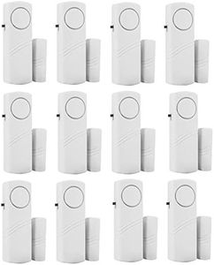 Door Window Alarm, Burglar Alarm, Home Security Wireless Magnetic Sensor Anti-Theft Alarm (Home Alarm (12 pcs))