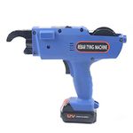 Rebar Tie Automatic Rebar Tier Machine 4500 MAh Steel Tying Machine, Handheld Wire Rebar Tying Machine Steel Strapping Tying Tool with Batterry 8-34m Rechargeable 12V