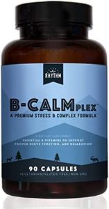 Natural Rhythm B-CALMplex, Unique B Vitamin Blend, B Complex Supports Proper Nerve Function and Relaxation, 3 Month Supply, 90 Capsules