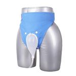 RAJry Reusable Men Older Silicone Urine Collector Bags Adults Urinal With Urine Catheter Bags Male Toilet Set of 1 - Blue 2000+1000 Ml