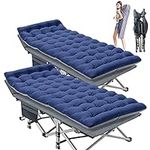 ABORON 2 Pack Folding Camping Cot W