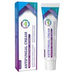 Antifungal Cream for Scalp & Body Skin: Suitable for Athletes Foot, Ringworm, Jock Itch, Tinea Versicolor & Seborrheic Dermatitis, Gentle and Effective Plant-Based Formula 20g