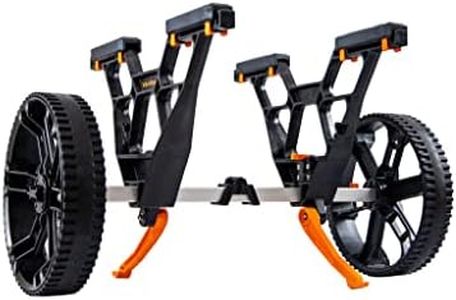 YakAttack TowNStow Bunkster Kayak Cart - Easy Assembly Collapsible Kayak Adjustable Transport Carrier Dolly | Kayak Fishing Accessories