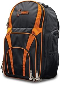 Hammer Bowling Products Tournament Backpack- Black/Orange