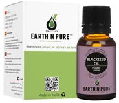 Earth N Pure Blackseed Oil (Kalonji Oil) Cold Pressed, Natural and Therapeutic Grade for Hair 15 ml