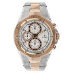 Titan Regalia Regallia Rose Gold Chronograph Stainless Steel Strap Watch for Men-NS9308KM01