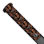 Sniper Skin ICT Hockey Grip, Fits Adult and Kids Sticks, Easy Install, Durable, Better Than Hockey Tape, Ideal Team Swag, Tacked Feel |Orange Geo Camo