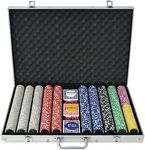 vidaXL Poker Set with 1000 Laser Ca