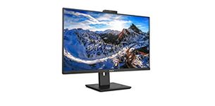 Philips 326P1H, 32 inch QHD Monitor, 75Hz, 4ms, IPS, USB-C Dock, Webcam, Speakers, Height adjust, 3840 x 2160, 350 cd/m² , HDMI, DisplayPort, USB-C, USB 3.1