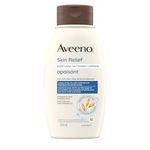 Aveeno Skin Relief Fragrance-Free Body Wash with Oat to Soothe Dry Itchy Skin, Gentle, Soap-Free & Dye-Free for Sensitive Skin, 12 fl. oz