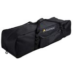 Celestron 94025 40” Full Kit Telescope Bag – Storage & Carry Case for Telescope, Mount, Tripod and Accessories with Configurable Padded Internal Walls and Bonus Accessory Bag, Black