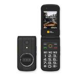 AGM M8 Security+ 4G Rugged Flip Phone, Large Button Cell Phones for Seniors, Secure Data, Waterproof/Drop-Proof, SOS Side Key, HAC, Fast Dialing, 104dB Powerful Speaker, Big Keyboard, Dual SIM Cards