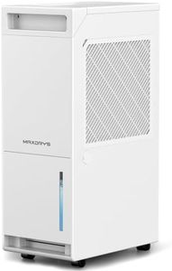MAXDRYS 3,000 Sq. Ft Dehumidifier for Basement Home Bedroom, 50 Pint Dehumidifiers Ideal for Medium to Large Rooms, with Drain Hose & 1 Gallons Water Tank, Rapid Humidity Reduction & Energy Savings