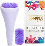 Ice Roller for Face and Eyes - Face Ice Roller Massager to Reduce Puffiness around eyes and face, Migraine Pain, Wrinkles. Women's Gift idea. (Purple)…