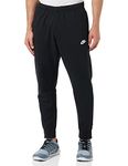 NIKE Men's M Nsw Club Jggr Ft Sport Trousers, Black/Black/(White), S UK