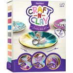 Craft N Clay,Jewelry Dish Making Kit for Kids and Tween Girls,Boys Age 8-14 Year Old,Best DIY Arts & Crafts Gift,Creative Toys for Preteen & Teenagers Girl,Boy Birthday Gifts Ideas,Art Projects Kits