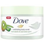 Dove Exfoliating Body Polish Body Scrub, Kiwi & Aloe, 10.5 oz
