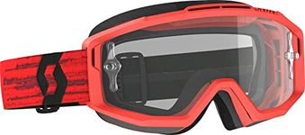 SCOTT 285537-0084113 Split OTG Goggle, Dark Red with Clear Works Lens