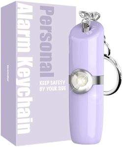 Securityman Personal Safety Alarm for Women | Self Defense Keychain (Loudest 130dB Siren and SOS Strobe Light) Everyday Security Personal Alarm Protection Device (Purple)
