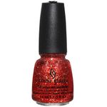 China Glaze Nail Lacquer With Hardner – 3D Glitter Effect – Pure Joy – Pack of 1 x 14 ml