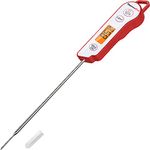 ThermoPro TP15 Waterproof Instant Read Food Thermometer, Digital Meat Thermometer for Cooking and Grilling, Backlight Kitchen Thermometer, BBQ Smoker Cooking Thermometer with Probe Calibration