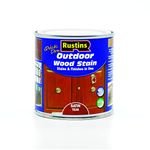Rustins ESTE250 250ml Satin Outdoor Wood Stain - Teak