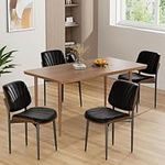 REONEY Dining Chairs Set of 4, Mid-