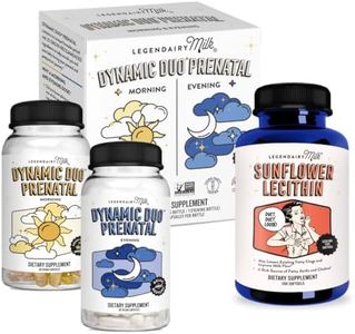 Legendairy Milk Prenatal Vitamin + Sunflower Lecithin Bundle for Pregnancy & Lactation Support