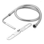 Acetap Multijet Stainless Steel Toilet Jet or Bidet Hands-Free Spray | 1 Meter Heavy PVC Hose