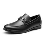 Bruno Marc Men's Dress Loafers Slip-on Formal Shoes, Black, 8