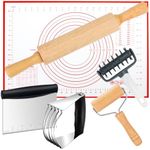 Wooden Rolling Pins for Baking, Sma