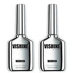 Vishine New Technology Protective Ultra Glossy 2Pcs of 16ml No Wipe Top Coat for Chip Free Long Lasting Soak Off Gel Nail Polish, 0.54 oz